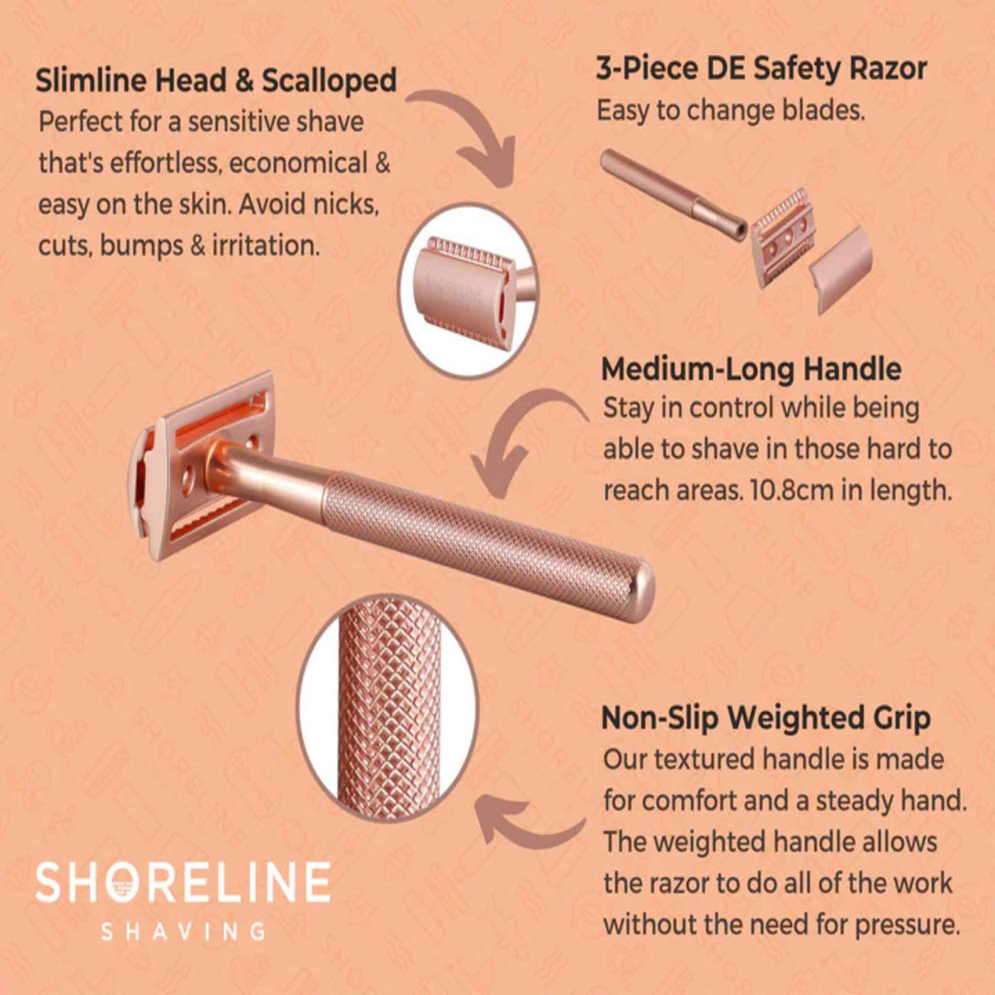 Razors Rose Gold