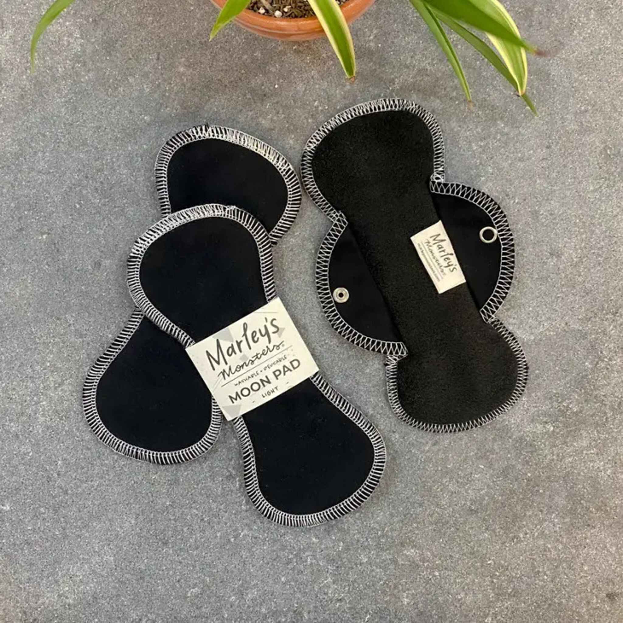 Reusable Panty Liners Black Moon Pads ECO 21