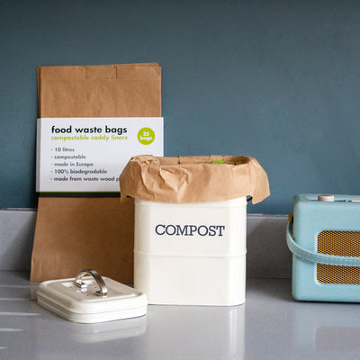 eco living food waste paper bags