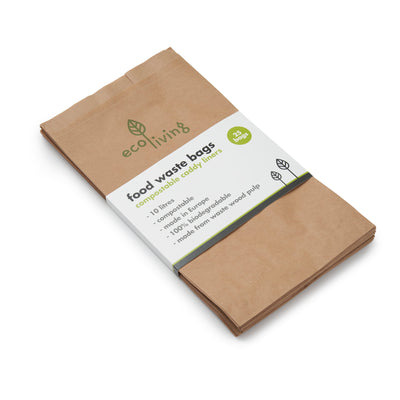 eco living food waste paper bags