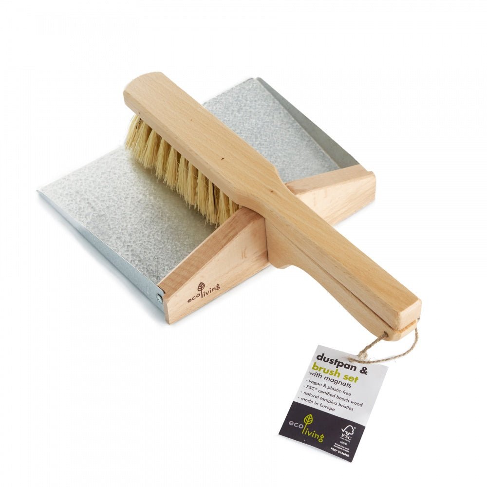 eco living magnetic dustpan & brush